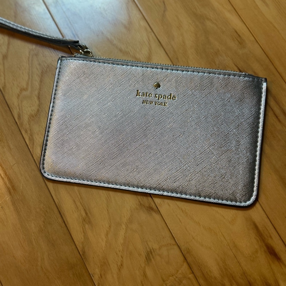 Kate Spade Silver Wristlet Wristlet - Picture 3 of 10